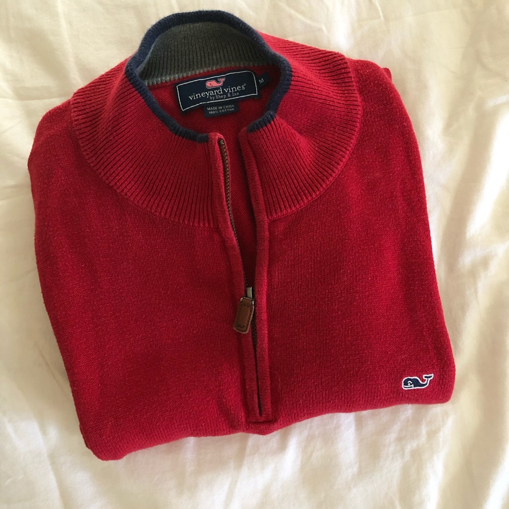 Vineyard Vines Men’s Quarter Zip Pull Over